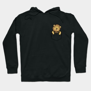 Cute lion popping out of the pocket Hoodie